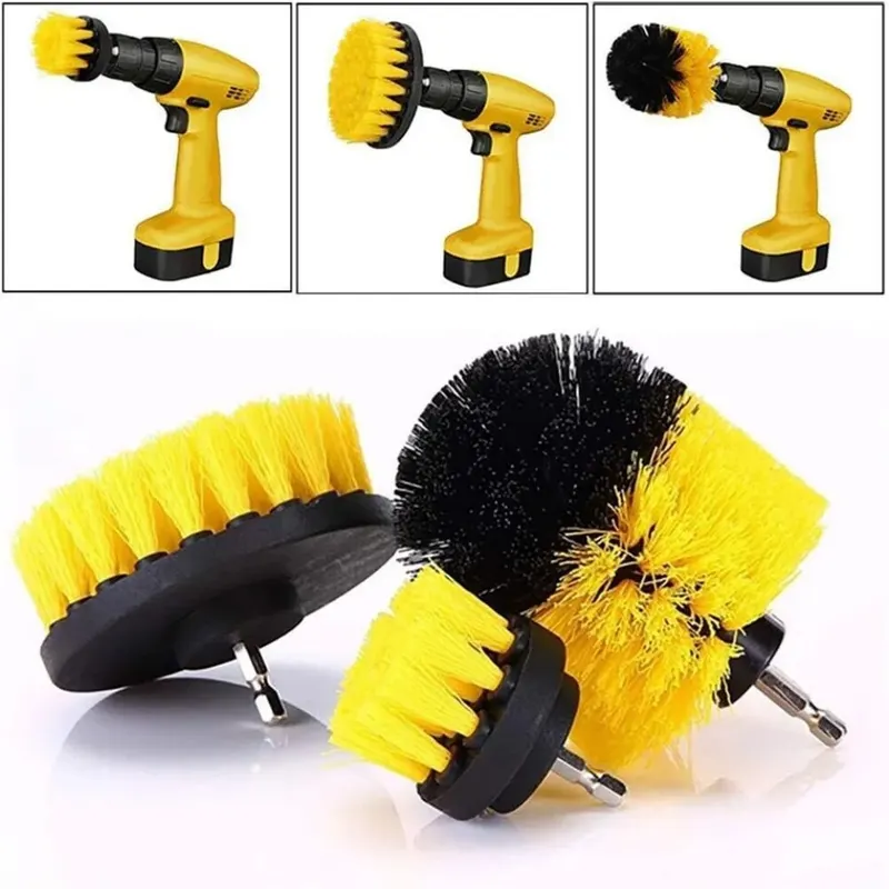 Power Tools Kit Set - 3 pcs/set drill brush set power