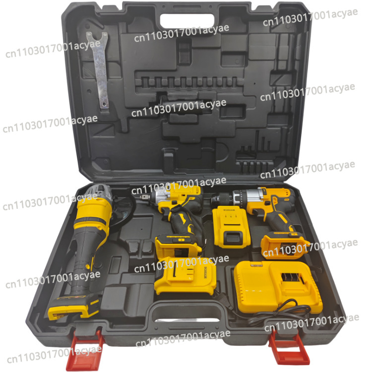 Power Tools Kit Set - Angle Grinder & Electric Drill Combo