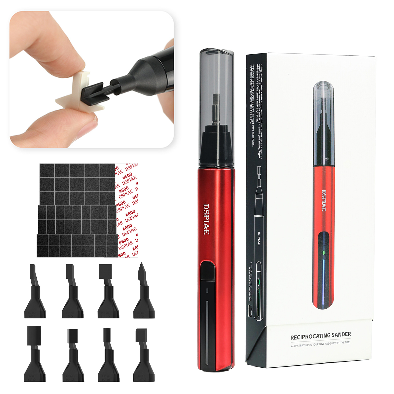 Power Tools Sander - USB Mini Reciprocating Sander Pen, Portable