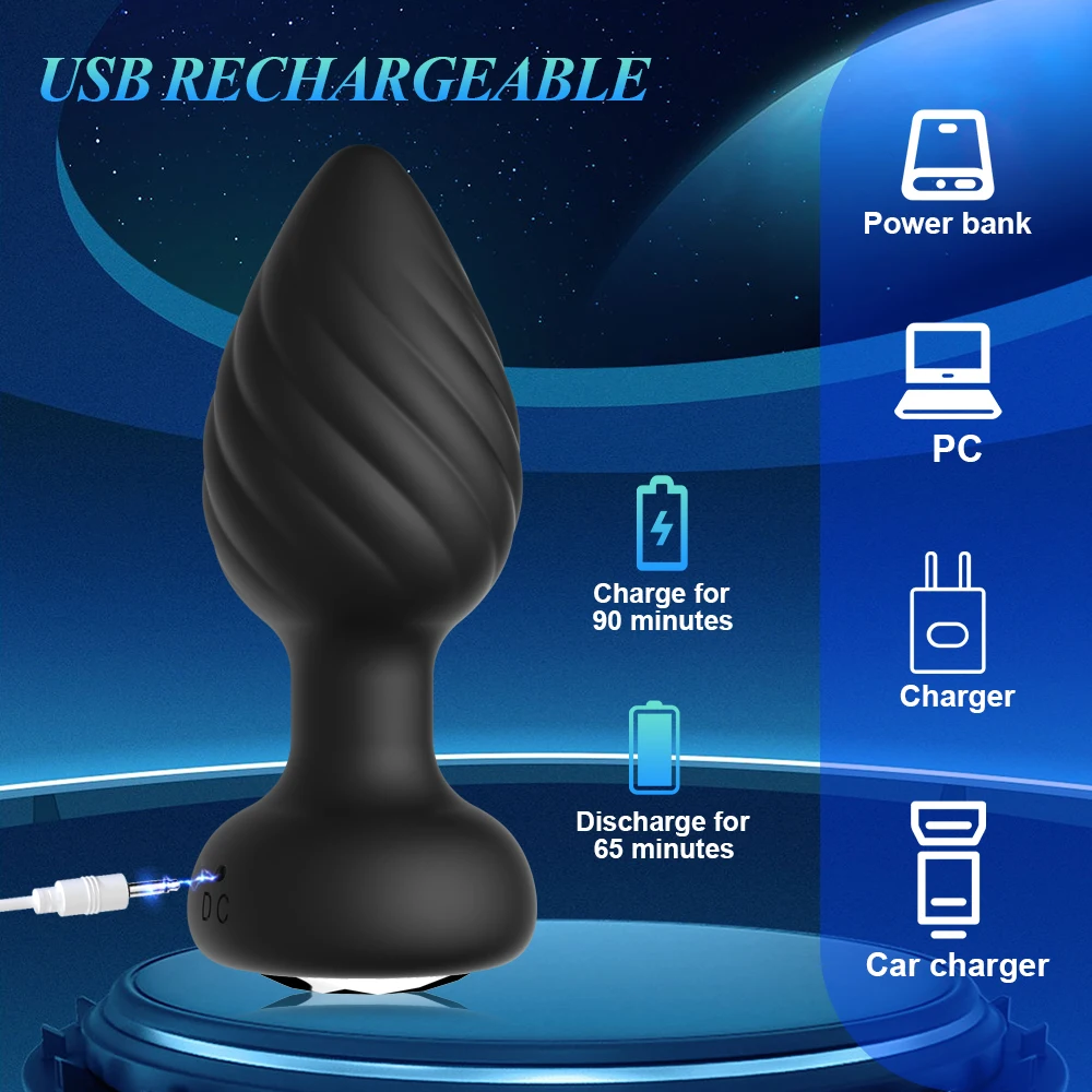 Anal Plug Vibrator APP Bluetoo - Power Tools App recension och pris