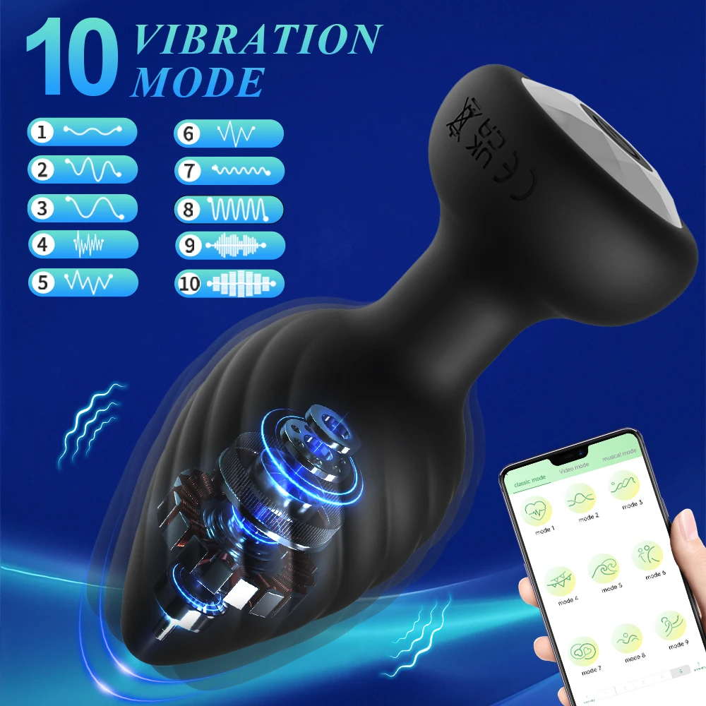 Anal Plug Vibrator APP Bluetoo - Power Tools App recension och pris