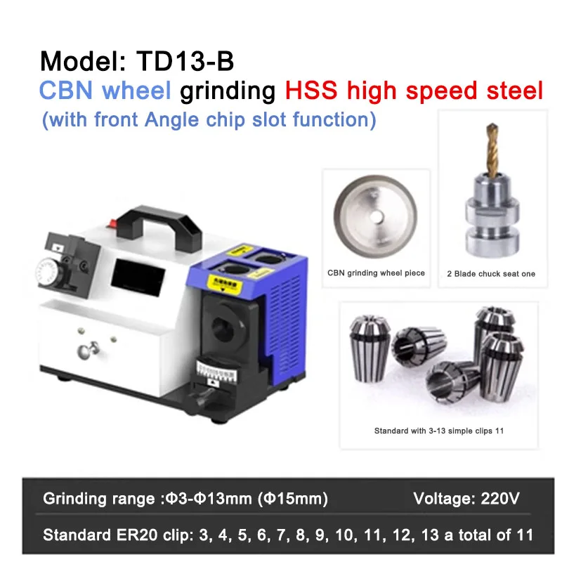 TD13-B Drill Bit Grinding Mach - Power Tools Wood recension och pris
