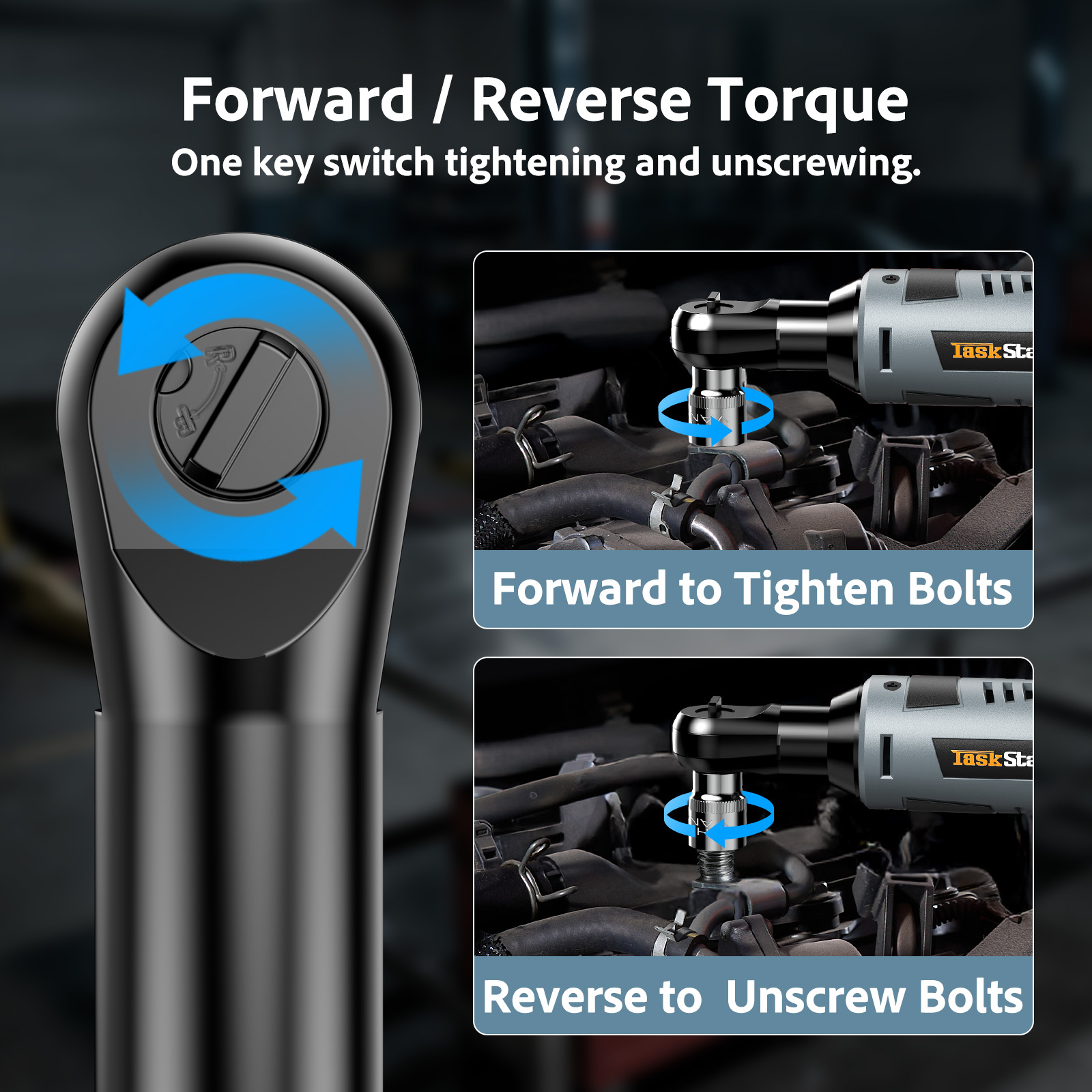TaskStar Cordless Ratchet Wren - Power Tools Kit Set recension och pris