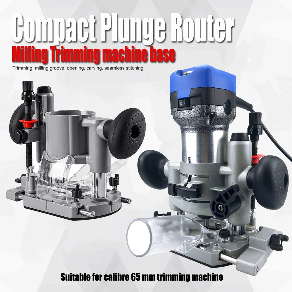 Compact Plunge Router Base Tri - Router Trim Base recension och pris