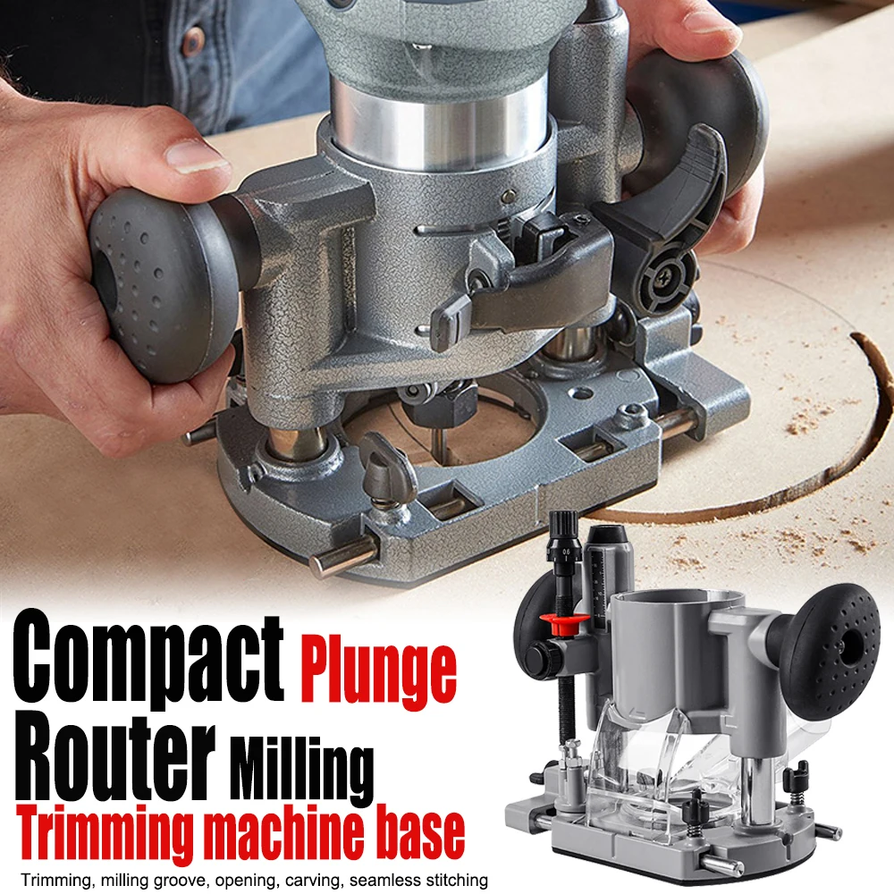 Compact Plunge Router Base Tri - Router Trim Base recension och pris