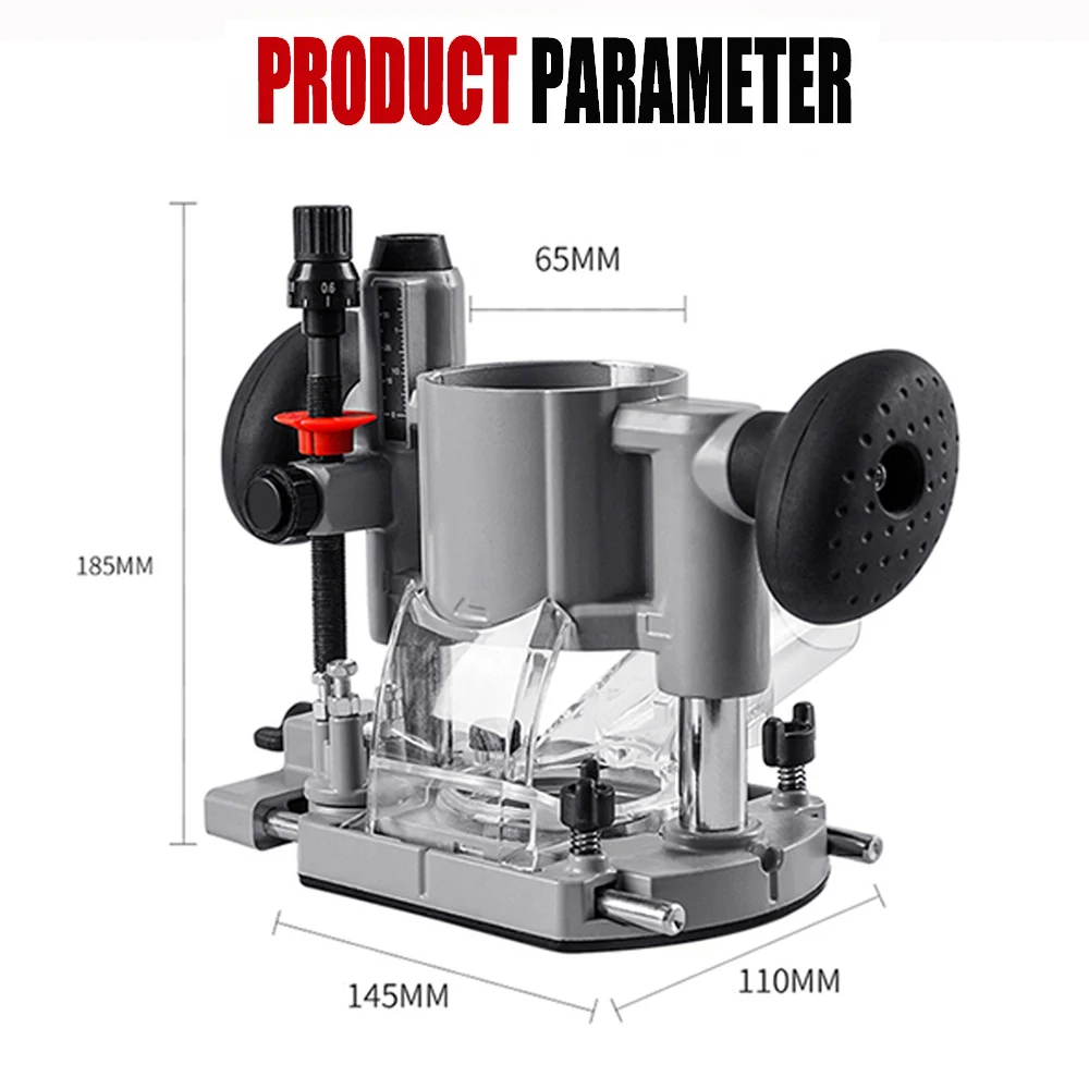Compact Plunge Router Base Tri - Router Trim Base recension och pris