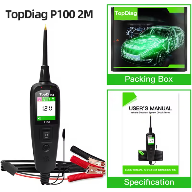 For TopDiag P100 2M Car Electr - Power Tools English recension och pris