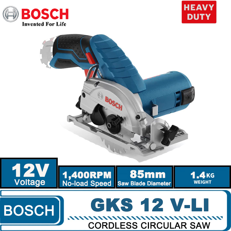 BOSCH GKS 12V-LI Electric Circ - Circular Saw Cordless recension och pris