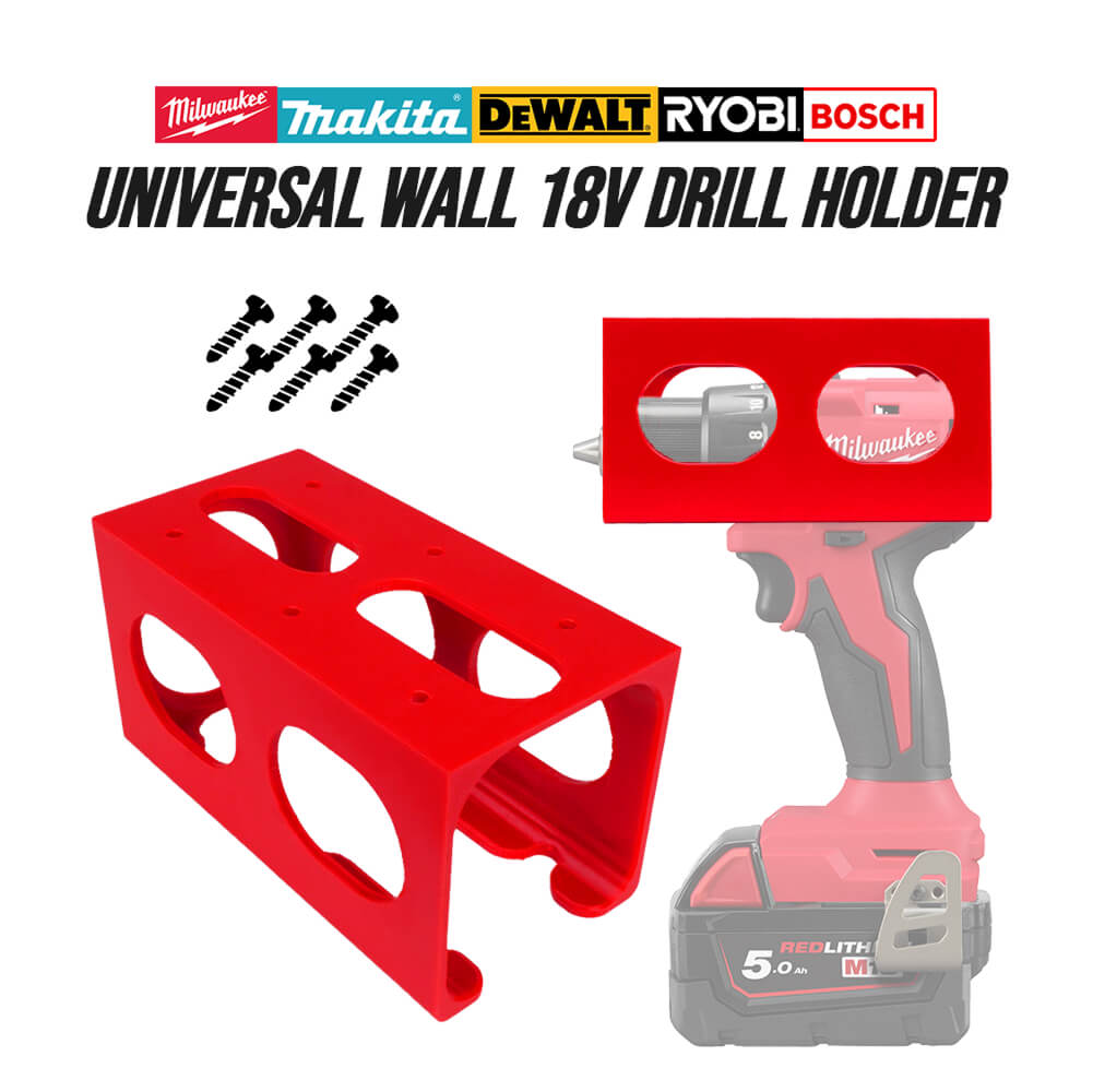 Universal 18V Drill Wall Mount - Power Tools Storage recension och pris
