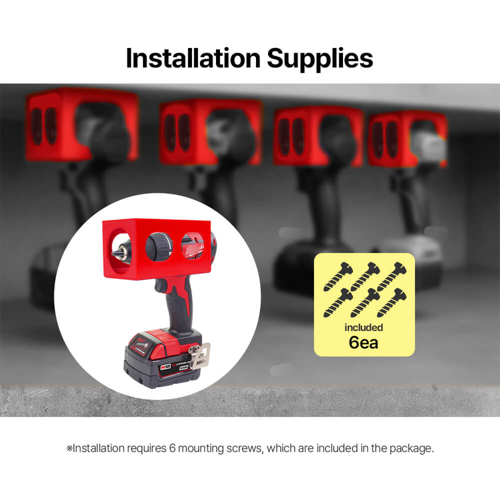 Universal 18V Drill Wall Mount - Power Tools Storage recension och pris