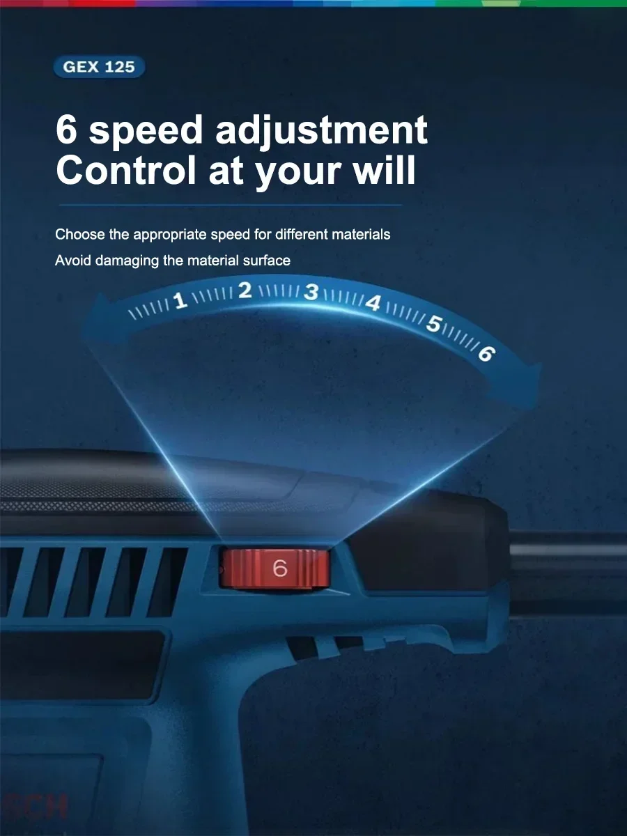 Bosch GEX125 280W Power Orbita - Power Tools Wood recension och pris