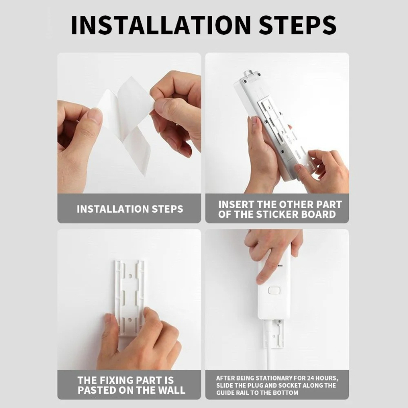 Self-Adhesive Power Socket Str - Power Tools Storage recension och pris