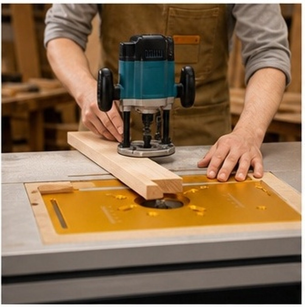 1Set Aluminum Alloy Router Tab - Router Trim Base recension och pris