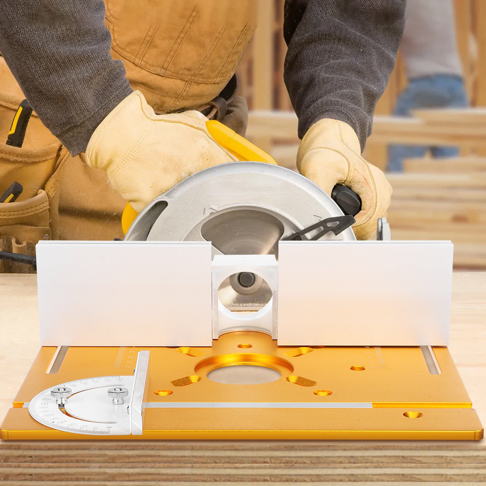 1Set Aluminum Alloy Router Tab - Router Trim Base recension och pris
