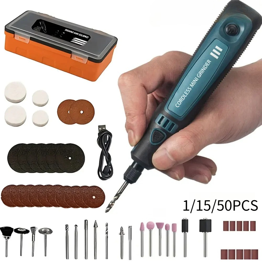 USB Cordless Electric Grinder  - Power Tools Kit Set recension och pris