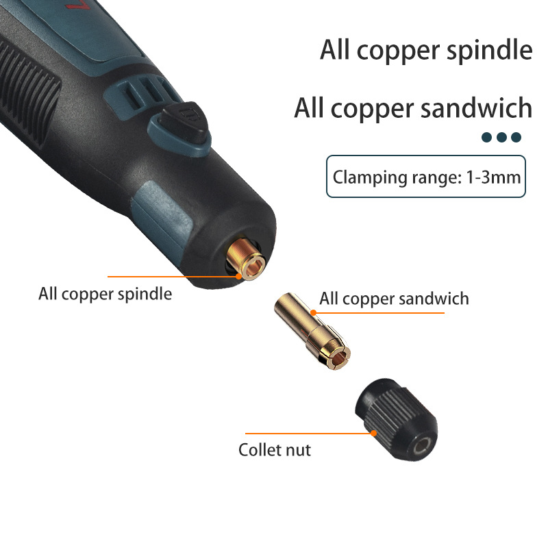 USB Cordless Electric Grinder  - Power Tools Kit Set recension och pris