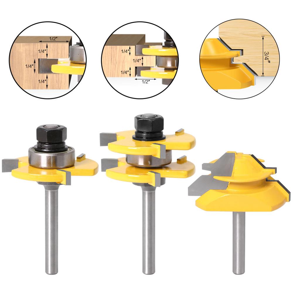 Tongue and Groove Router Bit T - Router Trim Base recension och pris