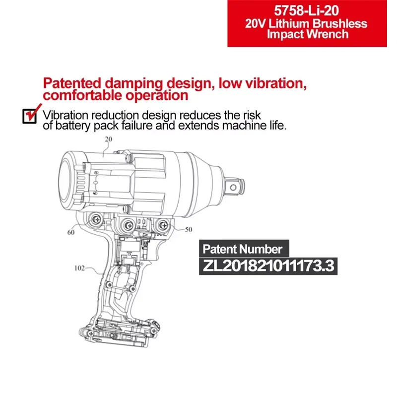 Devon 20V large torque three t - Power Tools Cordless recension och pris