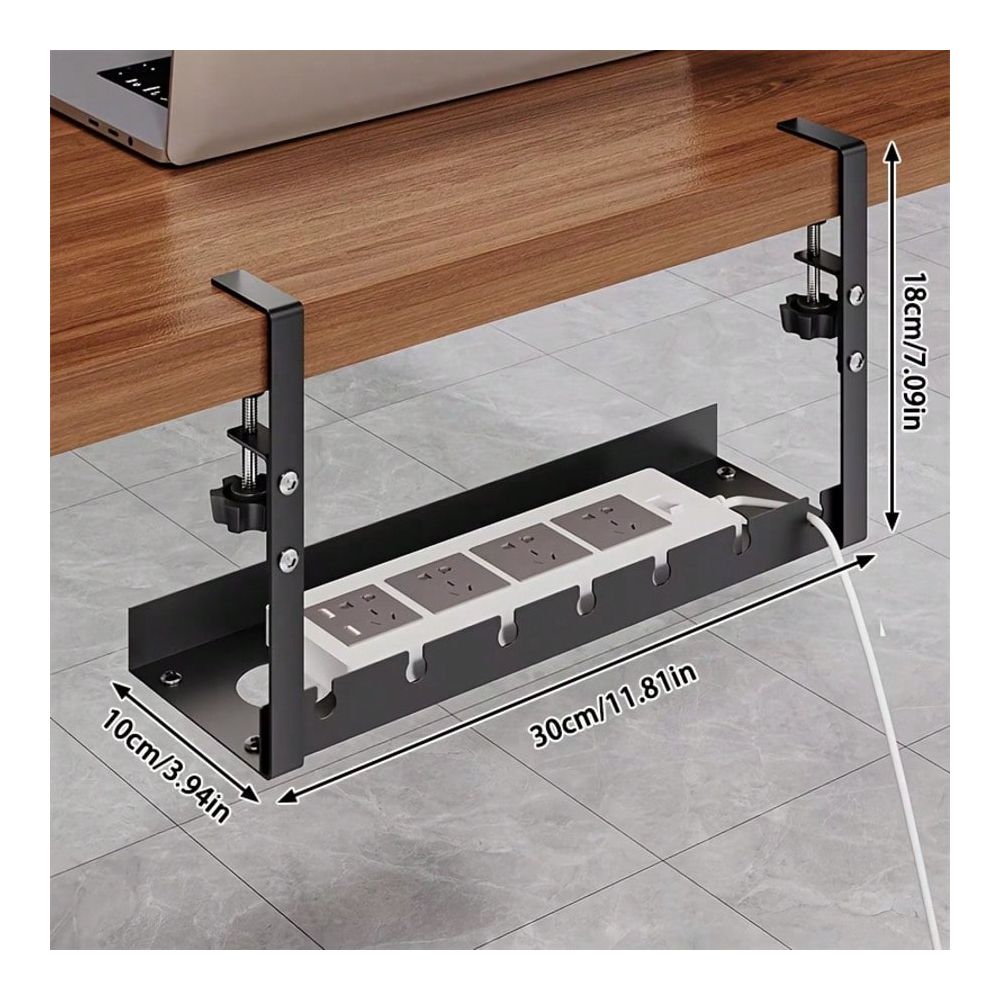 Desktop Cable Management Tray, - Power Tools Storage recension och pris