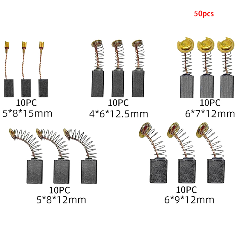 50Pcs Carbon Brush Replacement - Power Tools Sander recension och pris