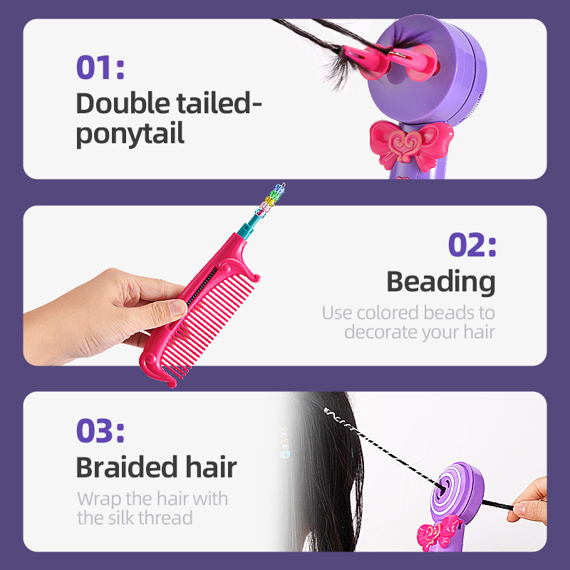 Kids DIY Braiding Hairstyle To - Power Tools Kit Set recension och pris