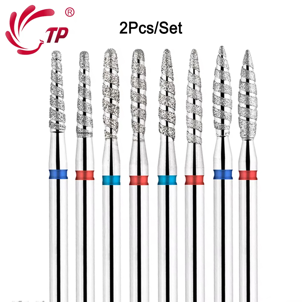 TP 2pcs Flame Diamond Nail Dri - Power Tools Sander recension och pris