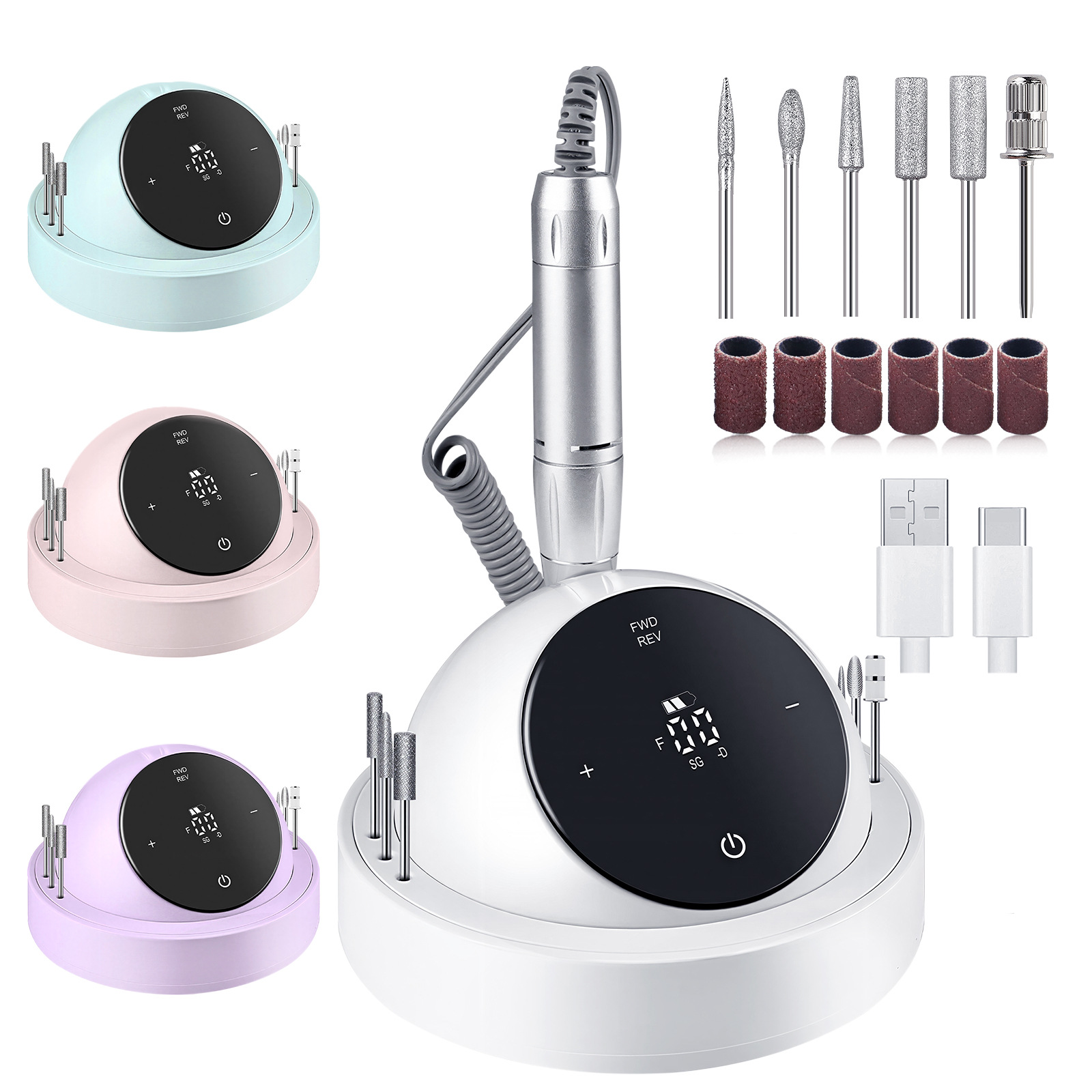 45000rpm Manicure Drill Machin - Power Tools Sander recension och pris