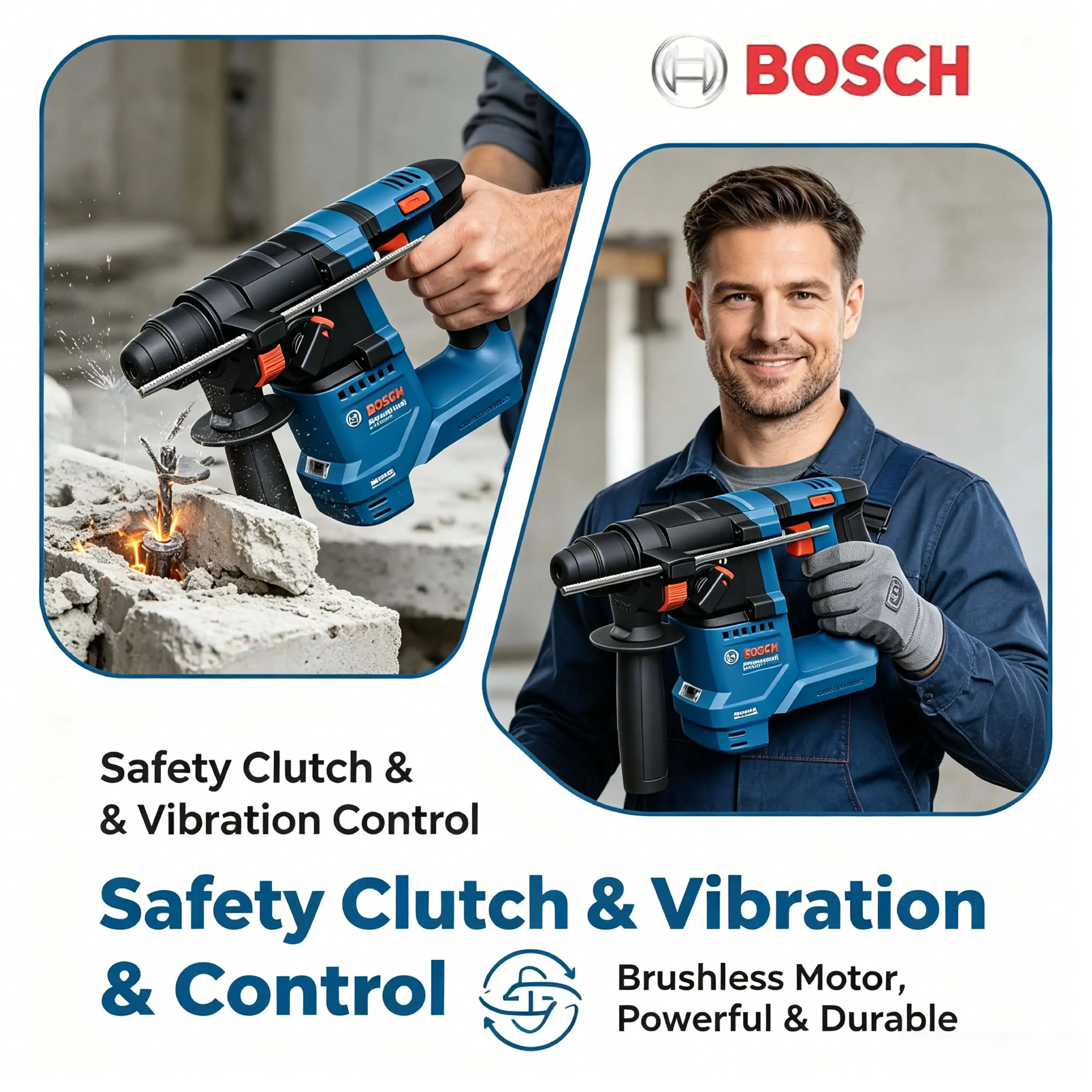 Bosch GBH 18V-18 18V Brushless - Power Tools Cordless recension och pris