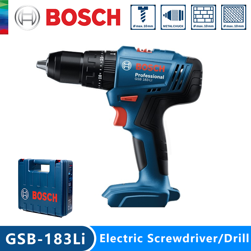 Bosch Electric Drill GSB183-LI - Power Tools Wood recension och pris