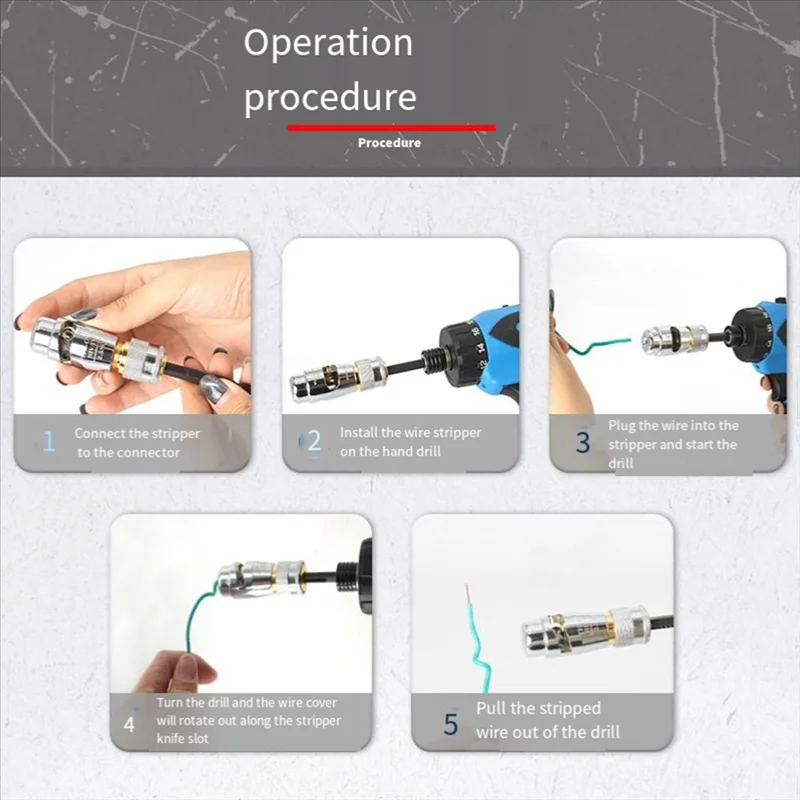 Electric Wire Stripper Machine - Power Tools English recension och pris