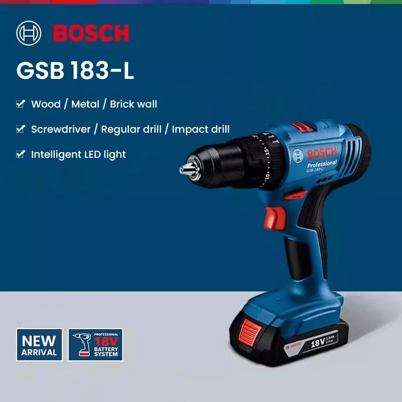 Bosch GSB183-LI Electric Drill - Power Tools Wood recension och pris