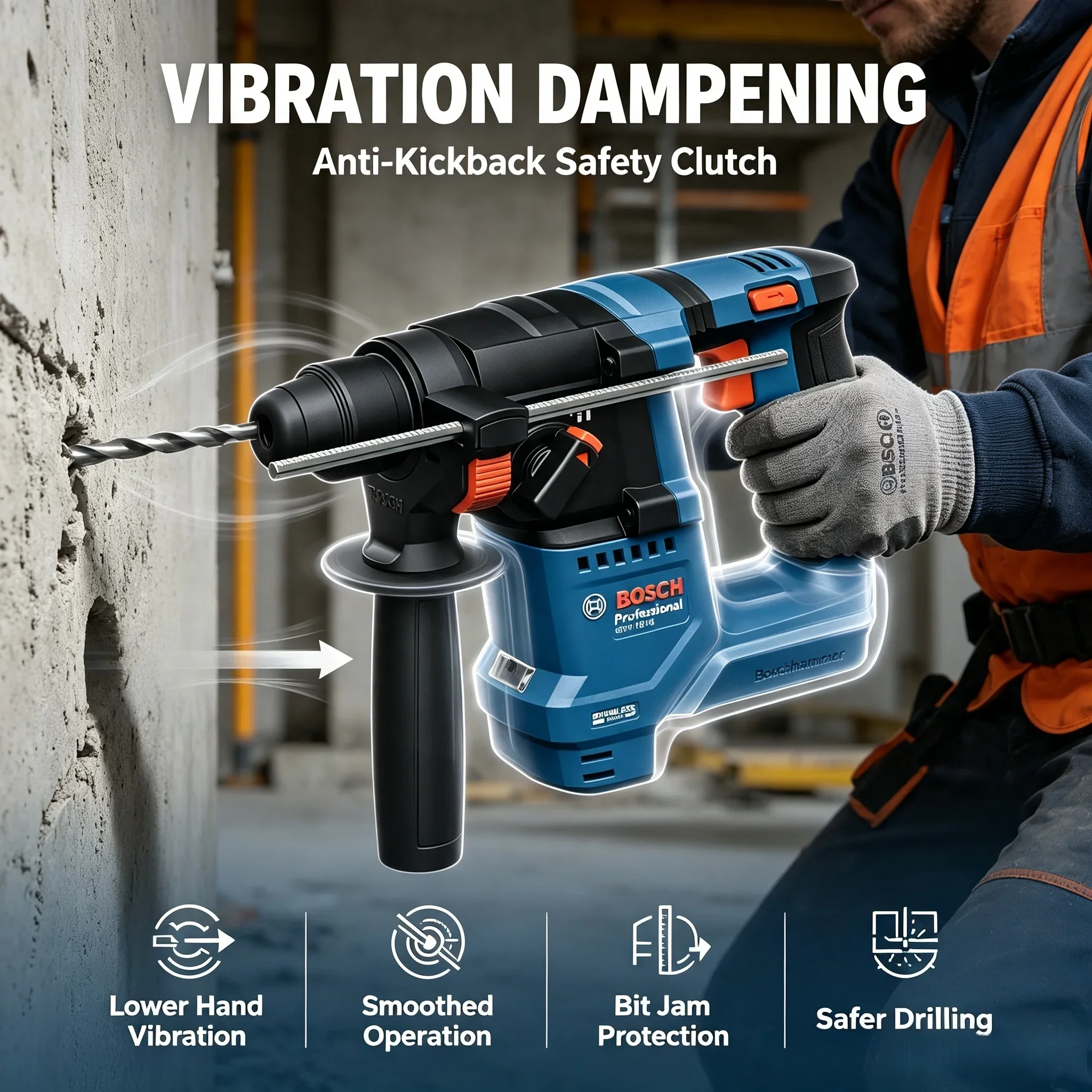 Bosch GBH 18V-18 Cordless Rota - Power Tools Cordless recension och pris